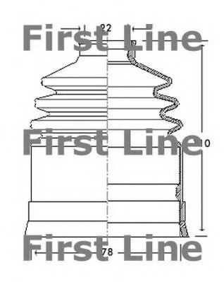 FIRST LINE FCB2093 Bellow, driveshaft